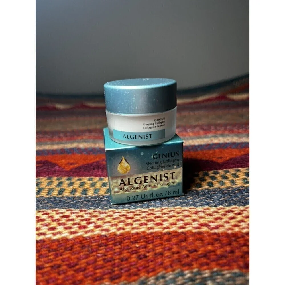Algenist GENIUS Sleeping Collagen, 0.27 Fl Oz Lot Of 2
